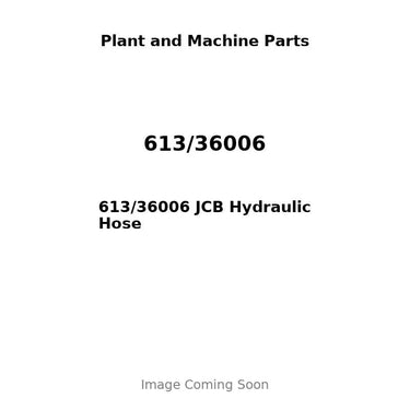 613/36006 JCB Hydraulic Hose