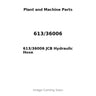 613/36006 JCB Hydraulic Hose
