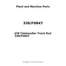 JCB Telehandler Track Rod 336/F0847