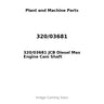 320/03681 JCB Diesel Max Engine Cam Shaft