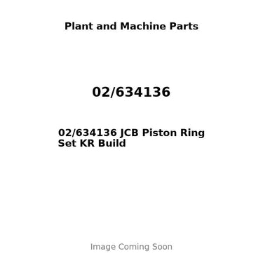 02/634136 JCB Piston Ring Set KR Build