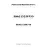 SBA115256750 - CRANKSHAFT - LESS GEAR