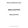 SBA115107970 - PISTON RING SET