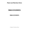 SBA115104021 - PISTON RING SET - STD