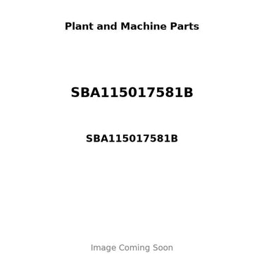 SBA115017581B - PISTON, PIN & RING KIT - .50MM