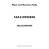 SBA110996860 - GASKET - OIL PAN