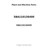 SBA110136400 - VALVE INSERT - INLET