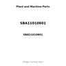 SBA11010601 - CRANKSHAFT KIT - LESS GEAR