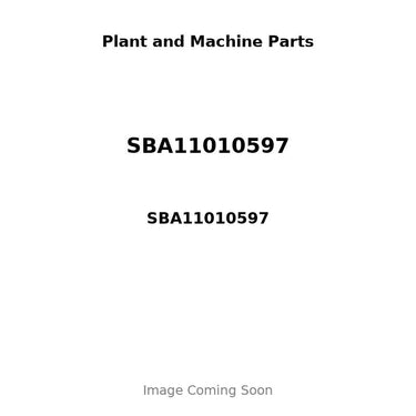 SBA11010597 - CRANKSHAFT KIT - LESS GEAR
