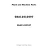 SBA11010597 - CRANKSHAFT KIT - LESS GEAR