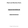SBA036500028 - PISTON CIRCLIP