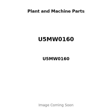 U5MW0160 - WATER PUMP