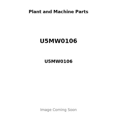 U5MW0106 - PUMP, WATER - WITH HEATER OUTLET