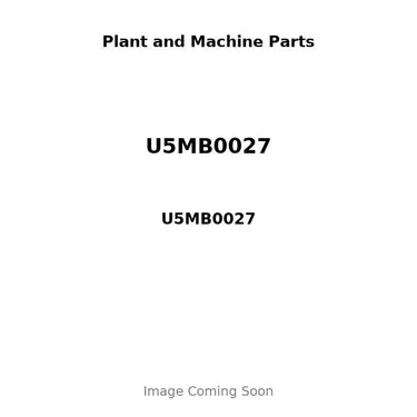 U5MB0027 - MAIN BEARING KIT STD