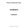 U5MB0015 - BEARING SET, MAIN - STD