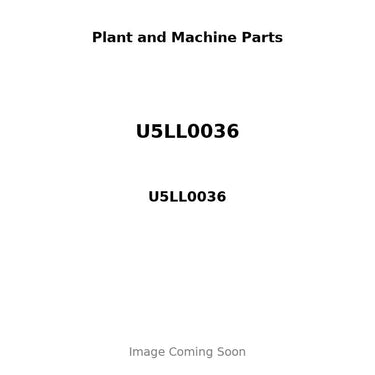 U5LL0036 - PISTON, PIN & CLIPS