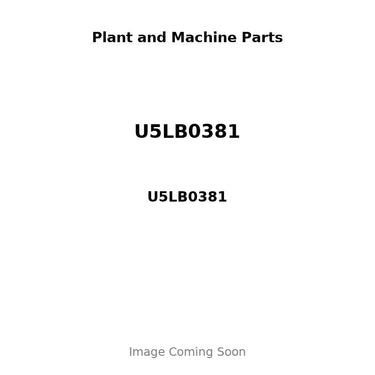 U5LB0381 - GASKET SET - BOTTOM