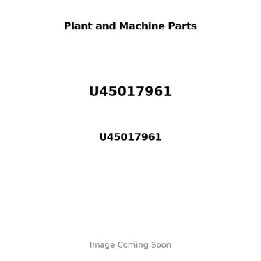 U45017961 - PUMP, WATER