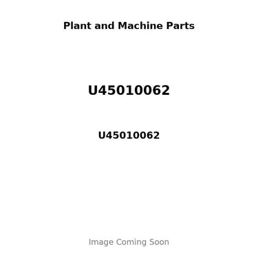 U45010062 - PUMP, WATER