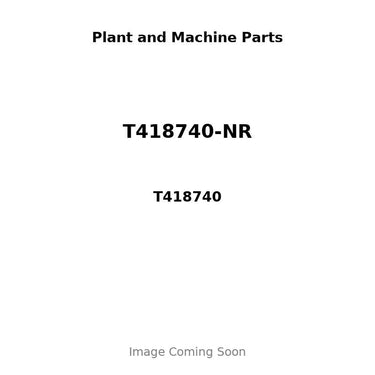 T418740-NR - PISTON BODY, PIN AND CLIPS O/S 0.5MM