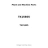 T415605 - GASKET - EXHAUST
