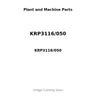 KRP3116/050 - BEARING KIT, MAIN - .50MM U/S