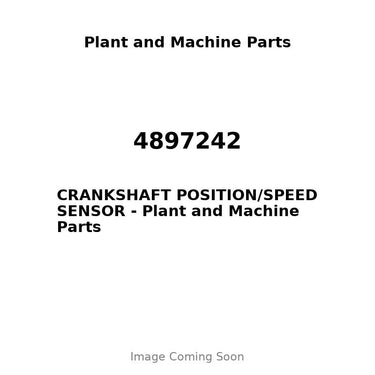 4897242 - CRANKSHAFT POSITION/SPEED SENSOR