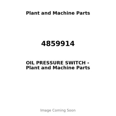 4859914 - OIL PRESSURE SWITCH