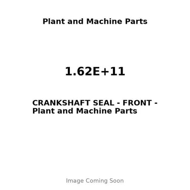 1.62E+11 - CRANKSHAFT SEAL - FRONT