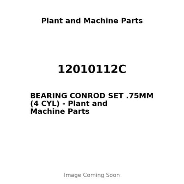 12010112C - BEARING CONROD SET .75MM (4 CYL)