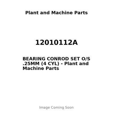 12010112A - BEARING CONROD SET O/S .25MM (4 CYL)