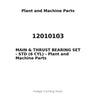 12010103 - MAIN & THRUST BEARING SET - STD (6 CYL)