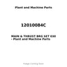 12010084C - MAIN & THRUST BRG SET 030
