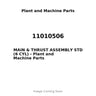 11010506 - MAIN & THRUST ASSEMBLY STD (6 CYL)