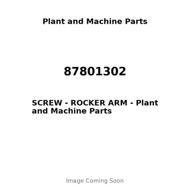 87801302 - SCREW - ROCKER ARM