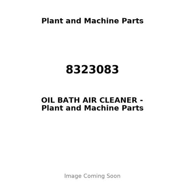 8323083 - OIL BATH AIR CLEANER