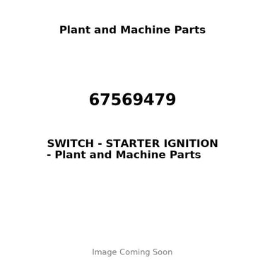 67569479 - SWITCH - STARTER IGNITION
