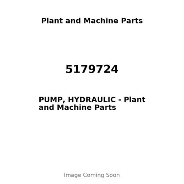 5179724 - PUMP, HYDRAULIC
