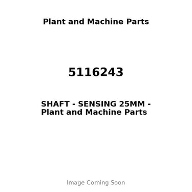 5116243 - SHAFT - SENSING 25MM