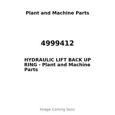 4999412 - HYDRAULIC LIFT BACK UP RING