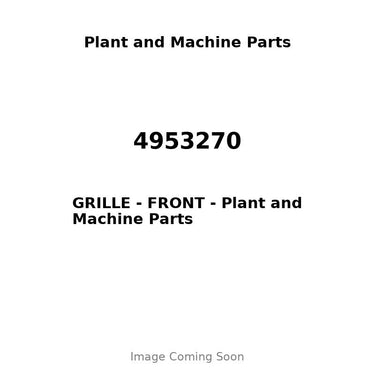 4953270 - GRILLE - FRONT