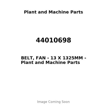 44010698 - BELT, FAN - 13 X 1325MM