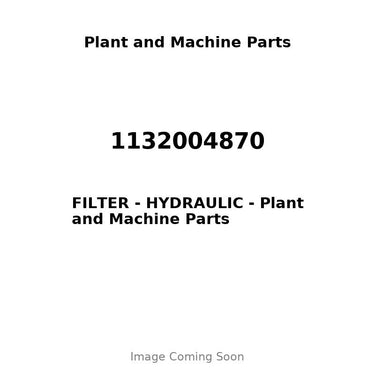 1132004870 - FILTER - HYDRAULIC