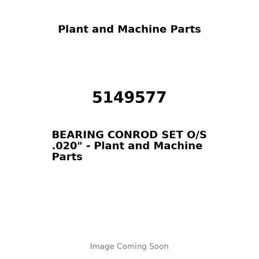 5149577 - BEARING CONROD SET O/S .020"
