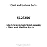 5123250 - SEAT,PUSH ROD SPRING,LOWER