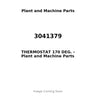 3041379 - THERMOSTAT 170 DEG.