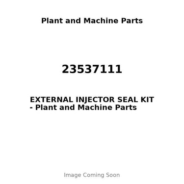 23537111 - EXTERNAL INJECTOR SEAL KIT