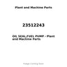 23512243 - OIL SEAL,FUEL PUMP