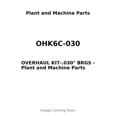 OHK6C-030 - OVERHAUL KIT-.030" BRGS