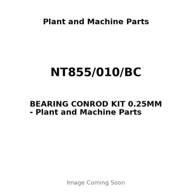 NT855/010/BC - BEARING CONROD KIT 0.25MM